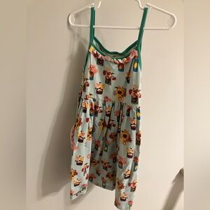 Matilda Jane Green and Red Sundress Sleeveless Casual